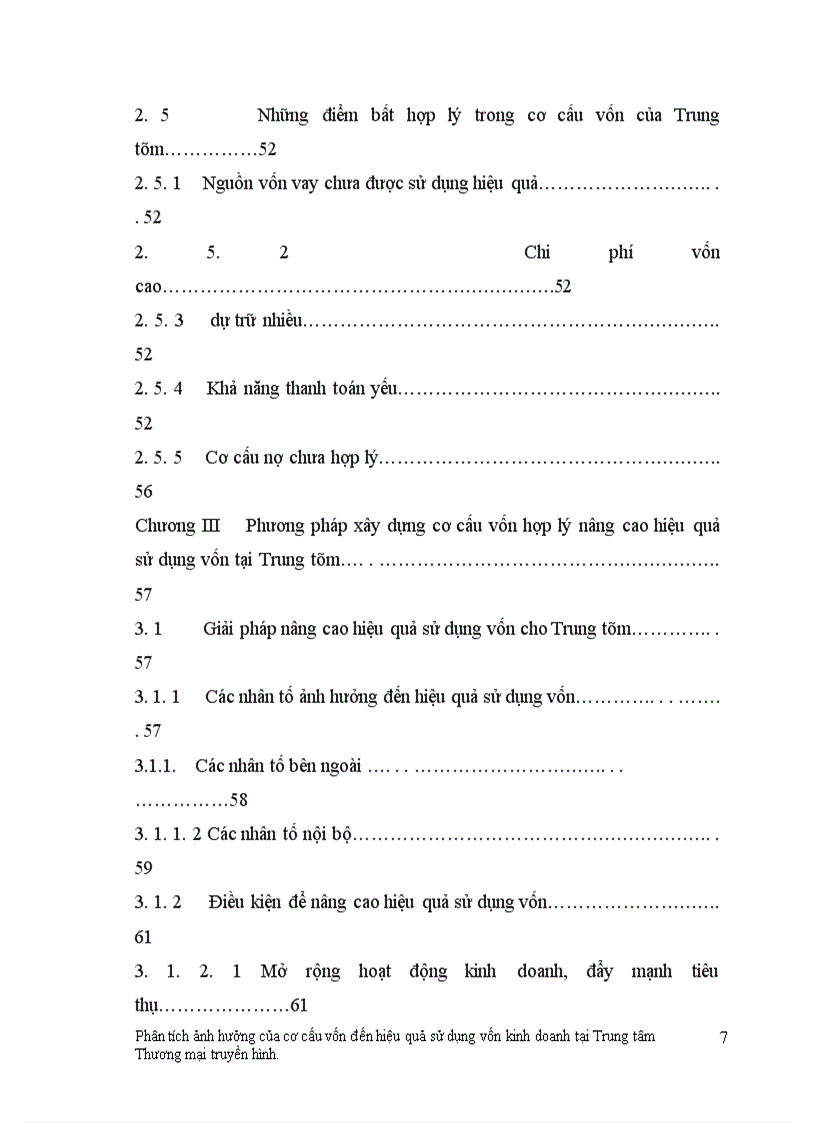 image for page Phân tích ảnh hưởng của cơ cấu vốn đến hiệu quả sử dụng vốn kinh doanh