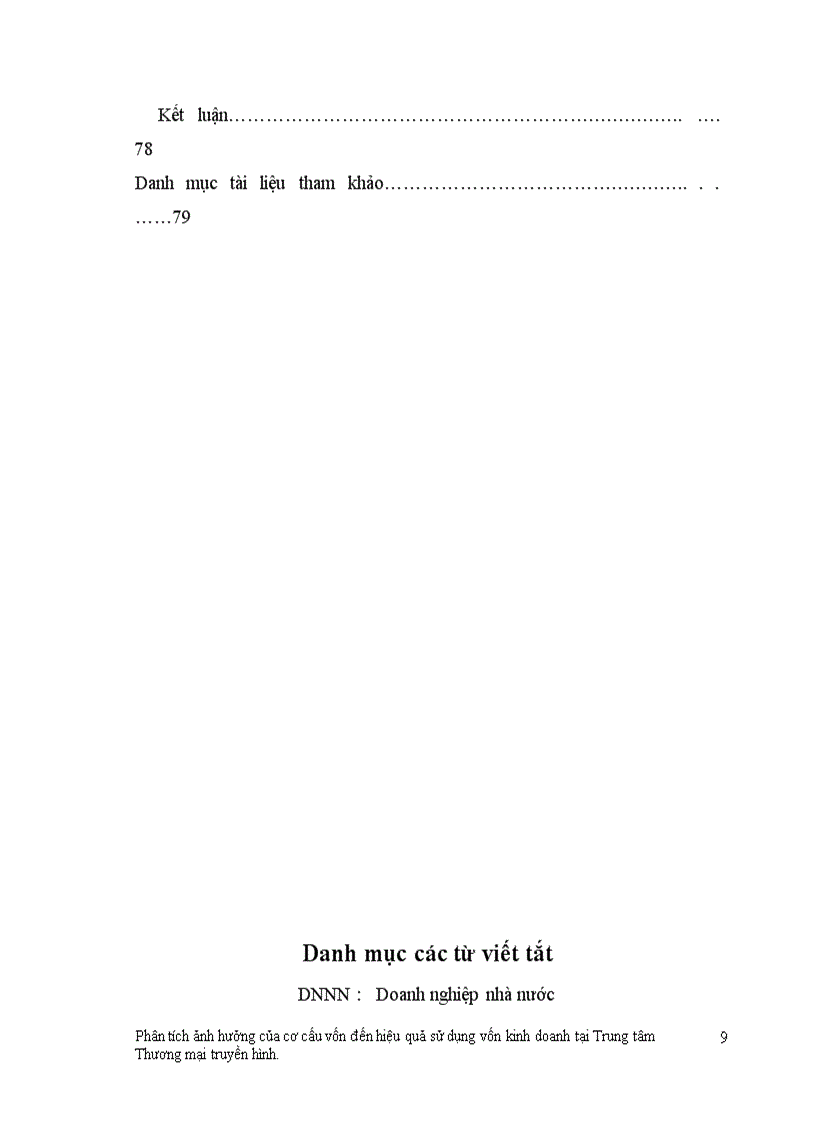 image for page Phân tích ảnh hưởng của cơ cấu vốn đến hiệu quả sử dụng vốn kinh doanh