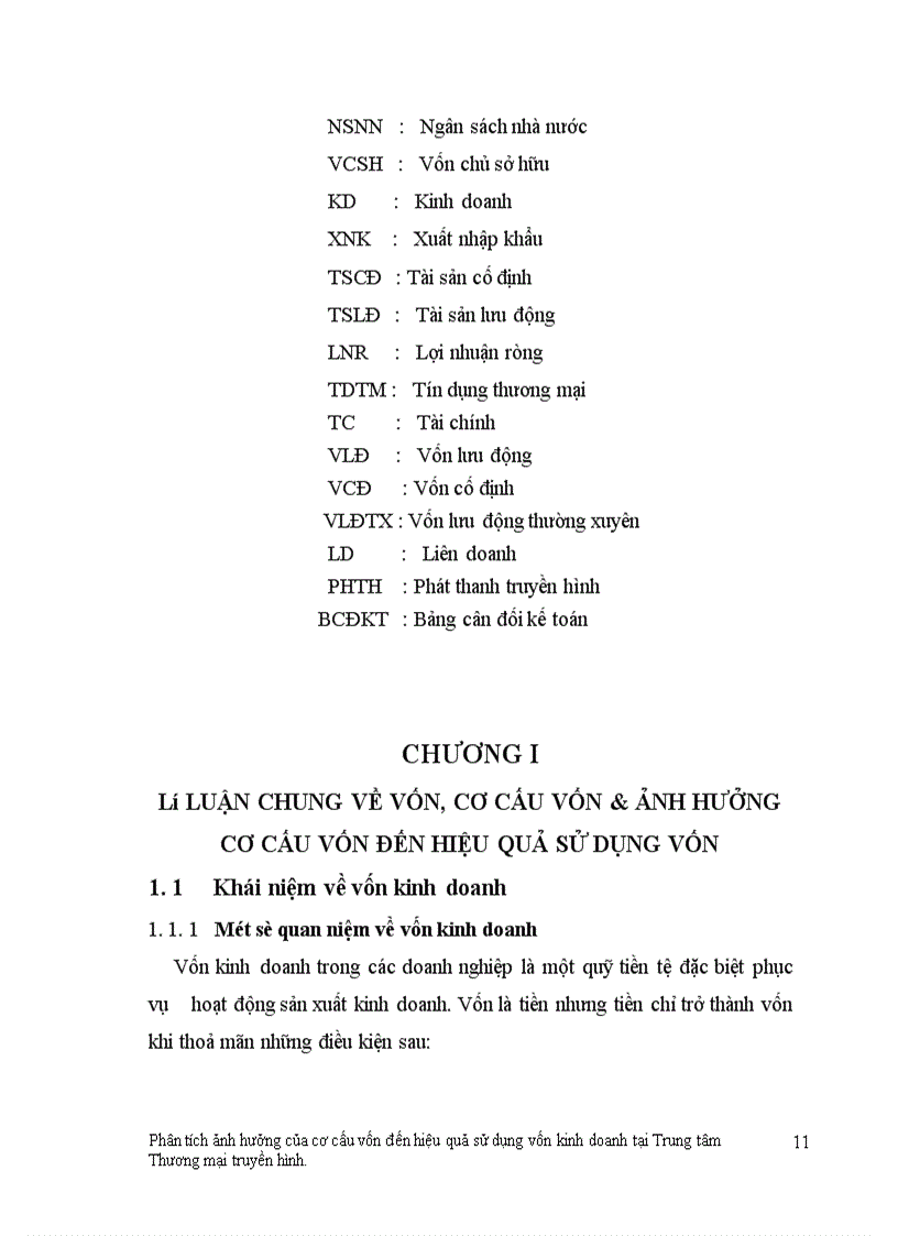 image for page Phân tích ảnh hưởng của cơ cấu vốn đến hiệu quả sử dụng vốn kinh doanh