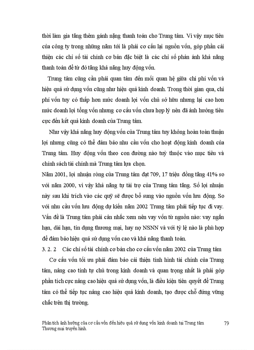 image for page Phân tích ảnh hưởng của cơ cấu vốn đến hiệu quả sử dụng vốn kinh doanh