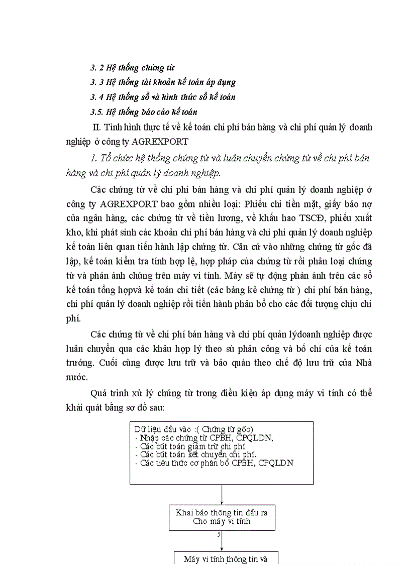 image for page Hoàn thiện công tác kế toán chi phí bán hàng và chi phí quản lý doanh nghiệp ở công ty xuất nhập khẩu nông sản thực phẩm hà nội