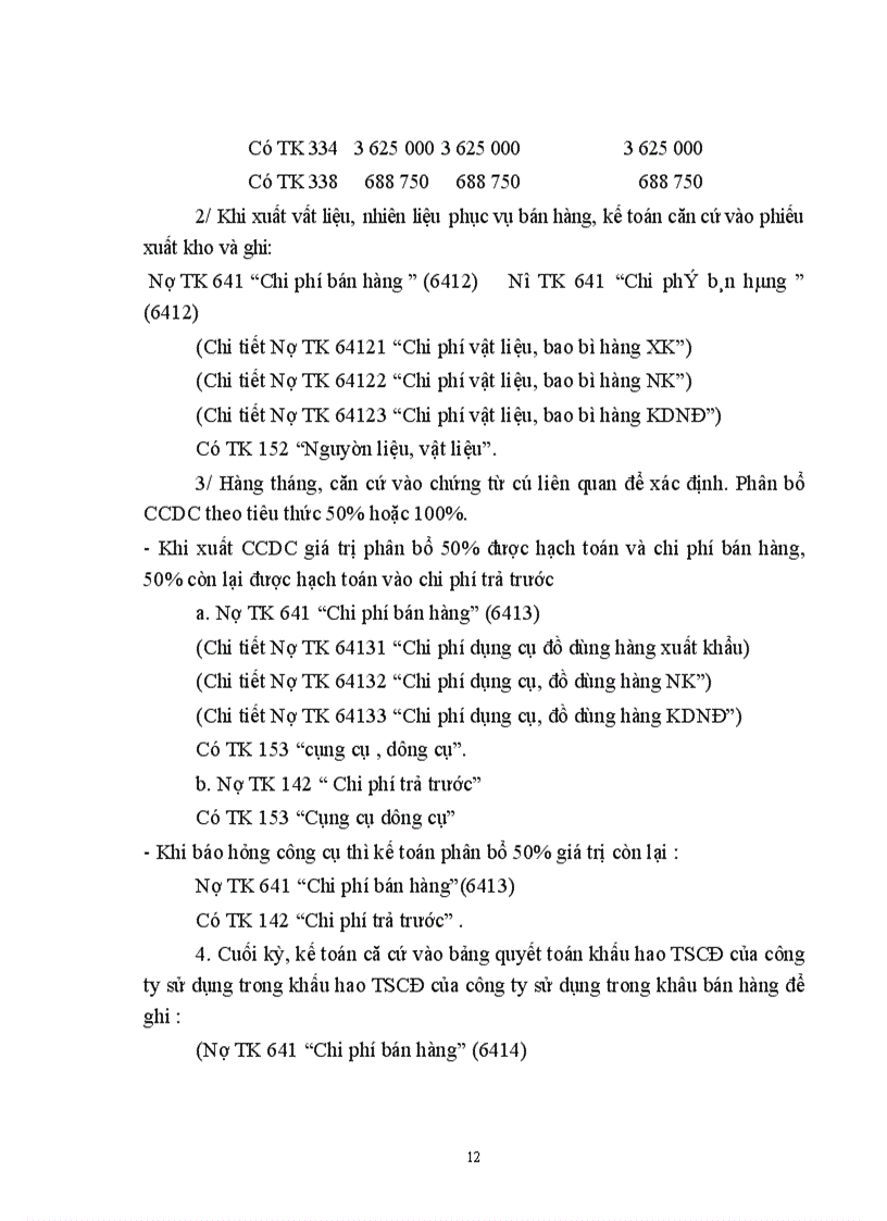 image for page Hoàn thiện công tác kế toán chi phí bán hàng và chi phí quản lý doanh nghiệp ở công ty xuất nhập khẩu nông sản thực phẩm hà nội
