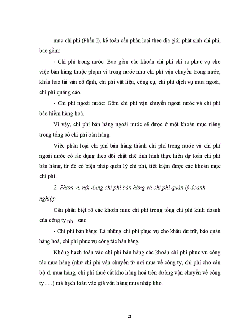image for page Hoàn thiện công tác kế toán chi phí bán hàng và chi phí quản lý doanh nghiệp ở công ty xuất nhập khẩu nông sản thực phẩm hà nội