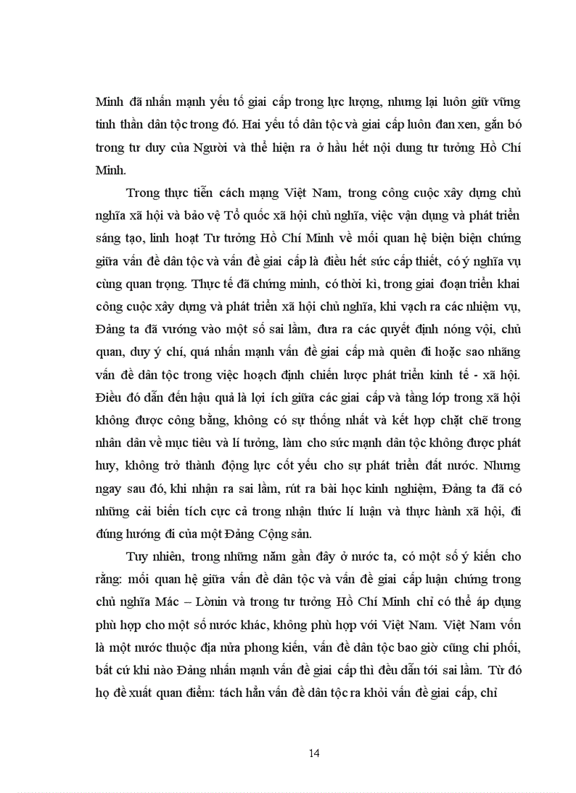 image for page Biện chứng giữa vấn đề dân tộc và vấn đề giai cấp trong tư tưởng Hồ Chí Minh?