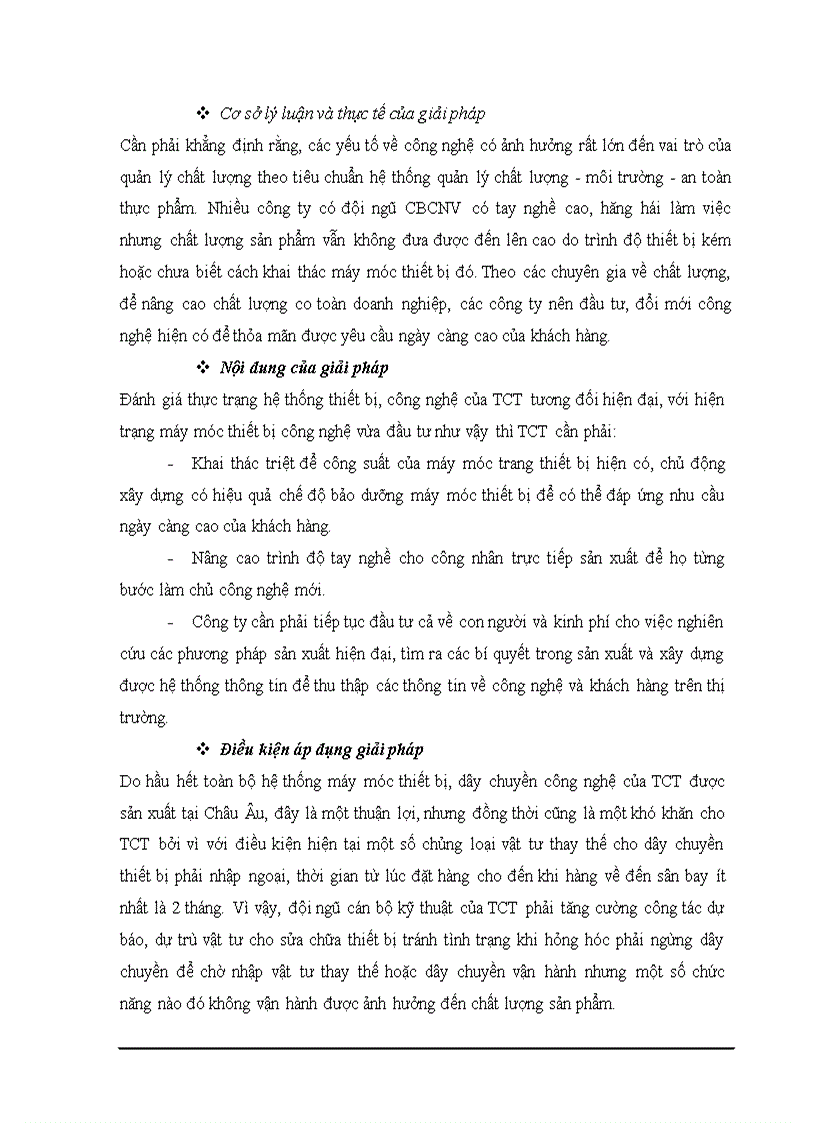 image for page Hoàn thiện việc áp dụng tích hợp các hệ thống quản lý chất lượng (ISO 9001:2000, ISO 14001:2004, ISO 22000:2005) tại Tổng công ty Bia - Rượu - Nước giải khát Hà Nội