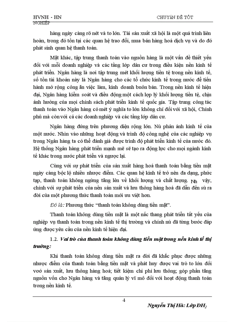image for page Những vấn đề về tổ chức thanh toán không dùng tiền mặt tại Ngân hàng Nông nghiệp và phát triển nông thôn thành phố Lạng Sơn