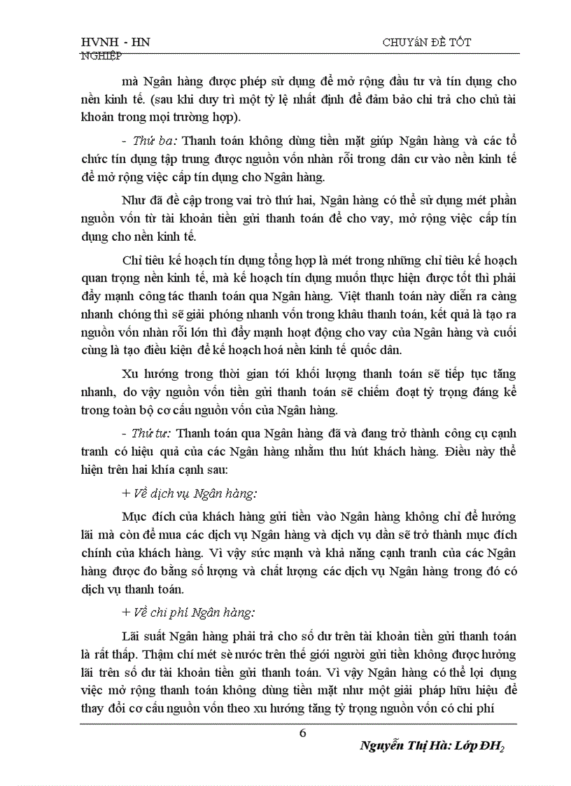 image for page Những vấn đề về tổ chức thanh toán không dùng tiền mặt tại Ngân hàng Nông nghiệp và phát triển nông thôn thành phố Lạng Sơn