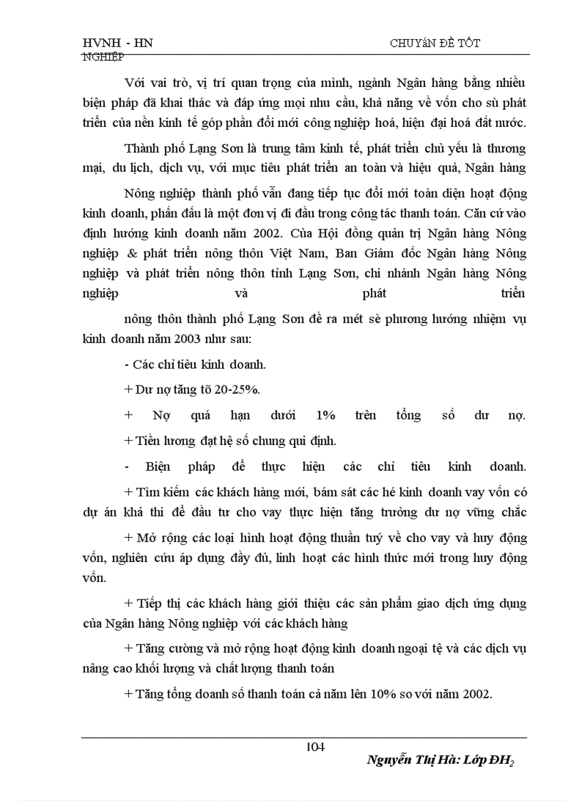 image for page Những vấn đề về tổ chức thanh toán không dùng tiền mặt tại Ngân hàng Nông nghiệp và phát triển nông thôn thành phố Lạng Sơn