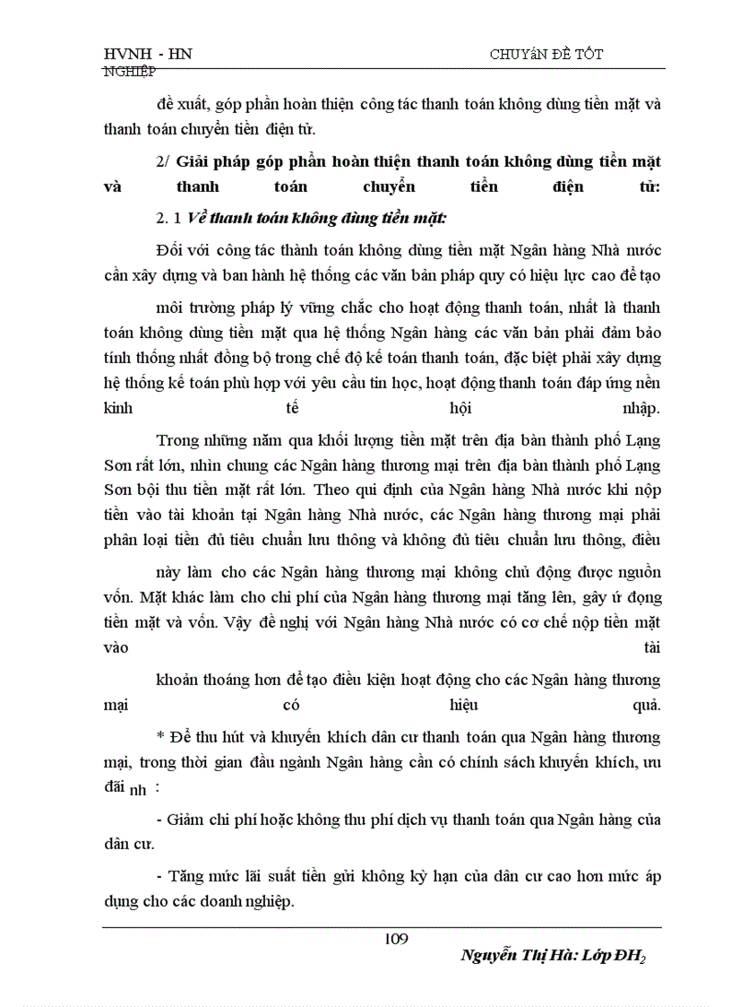 image for page Những vấn đề về tổ chức thanh toán không dùng tiền mặt tại Ngân hàng Nông nghiệp và phát triển nông thôn thành phố Lạng Sơn