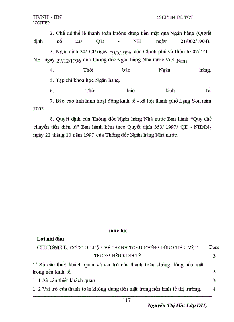 image for page Những vấn đề về tổ chức thanh toán không dùng tiền mặt tại Ngân hàng Nông nghiệp và phát triển nông thôn thành phố Lạng Sơn
