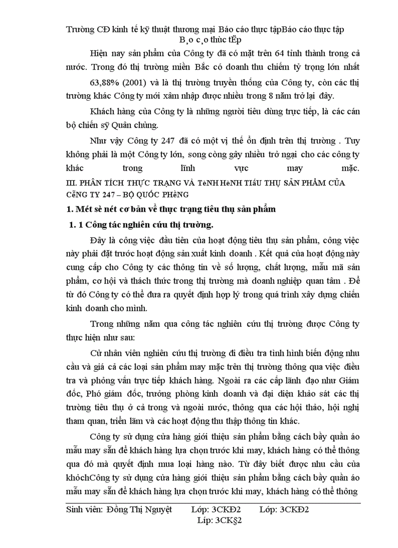 image for page Hoạt động tiêu thụ sản phẩm và một số phương hướng biện pháp nâng cao hoạt động tiêu thụ sản phẩm của Công ty 247 – Bộ quốc phòng