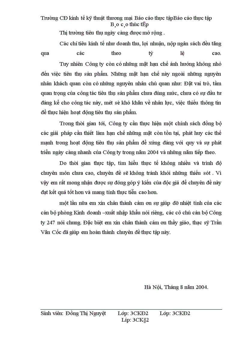 image for page Hoạt động tiêu thụ sản phẩm và một số phương hướng biện pháp nâng cao hoạt động tiêu thụ sản phẩm của Công ty 247 – Bộ quốc phòng