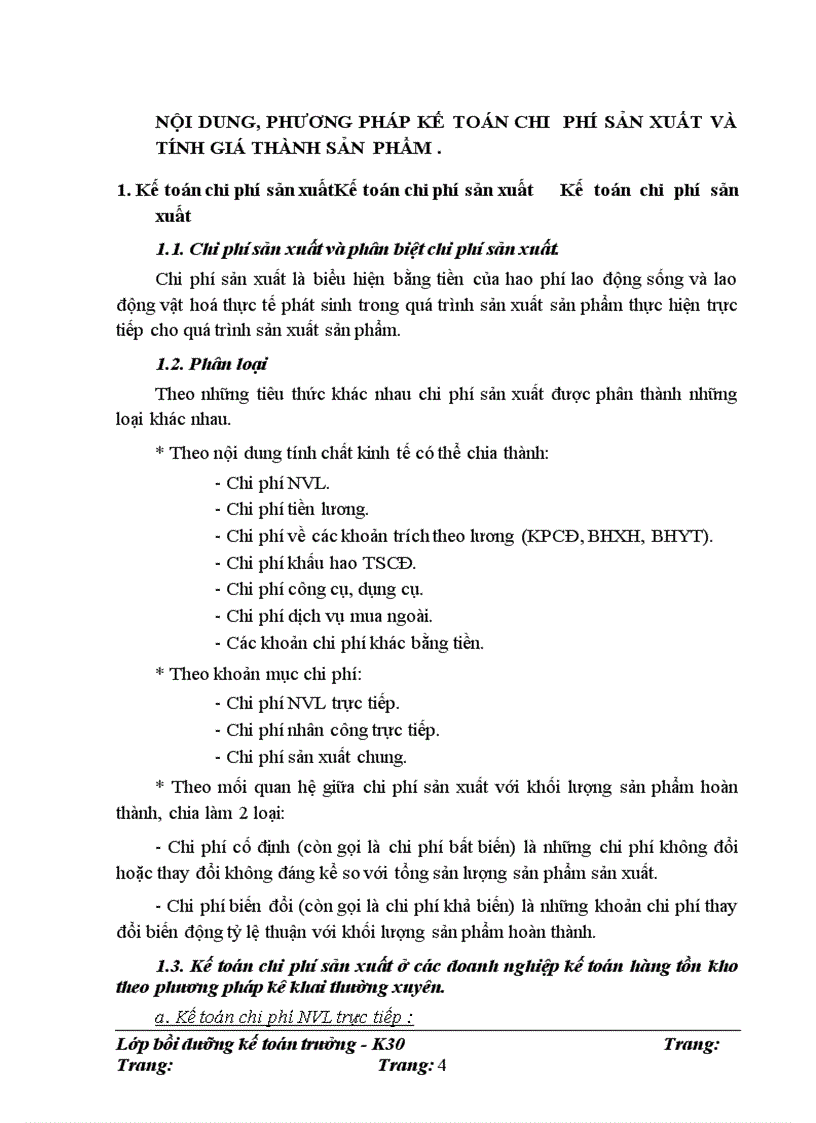 image for page Một số ý kiến về kế toán chi phí sản xuất và tính giá thành sản phẩm công nghiệp
