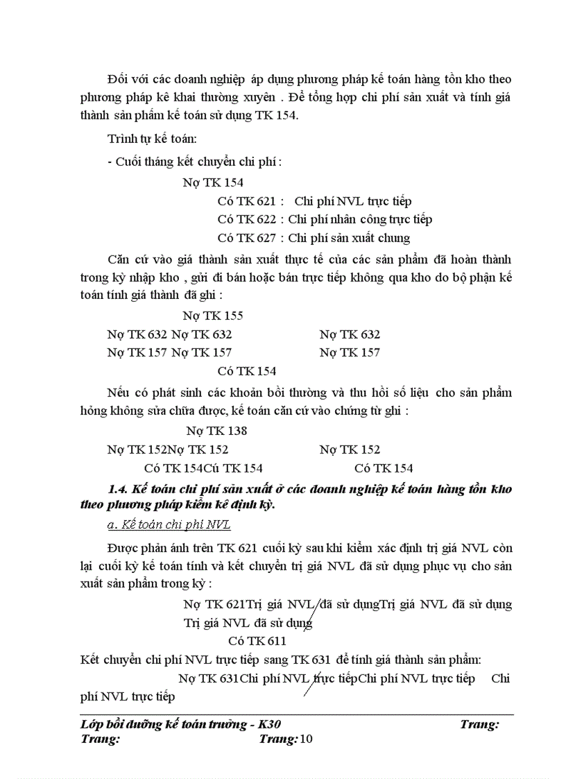 image for page Một số ý kiến về kế toán chi phí sản xuất và tính giá thành sản phẩm công nghiệp