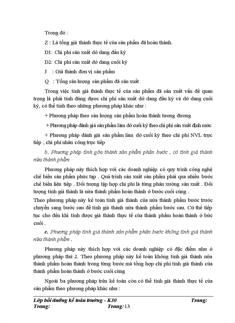 image for page Một số ý kiến về kế toán chi phí sản xuất và tính giá thành sản phẩm công nghiệp