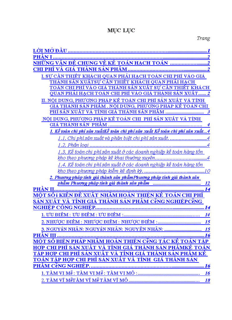 image for page Một số ý kiến về kế toán chi phí sản xuất và tính giá thành sản phẩm công nghiệp