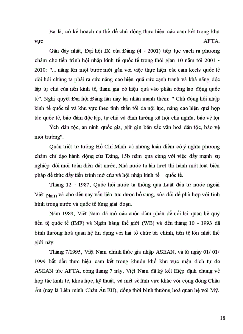 image for page Chủ động hội nhập kinh tế quốc tế ở Việt Nam.