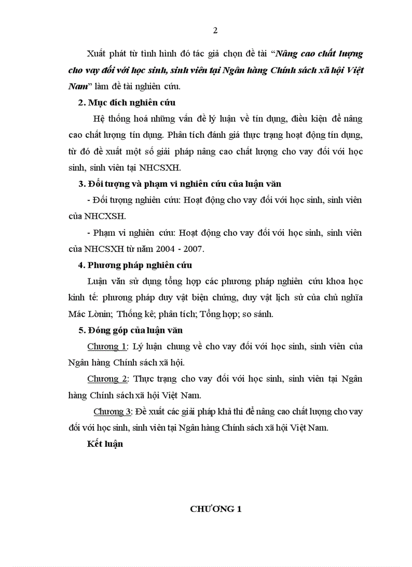 image for page Nâng cao chất lượng cho vay đối với học sinh, sinh viên tại Ngân hàng Chính sách xã hội Việt Nam
