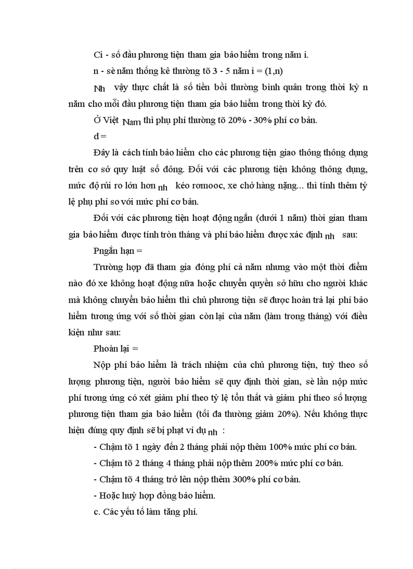 image for page Thực trạng và những giải pháp nhằm nâng cao tính bắt buộc trong nghiệp vụ BHTNDS của chủ xe cơ giới đối với người thứ ba tại công ty cổ phần bảo hiểm PJICO