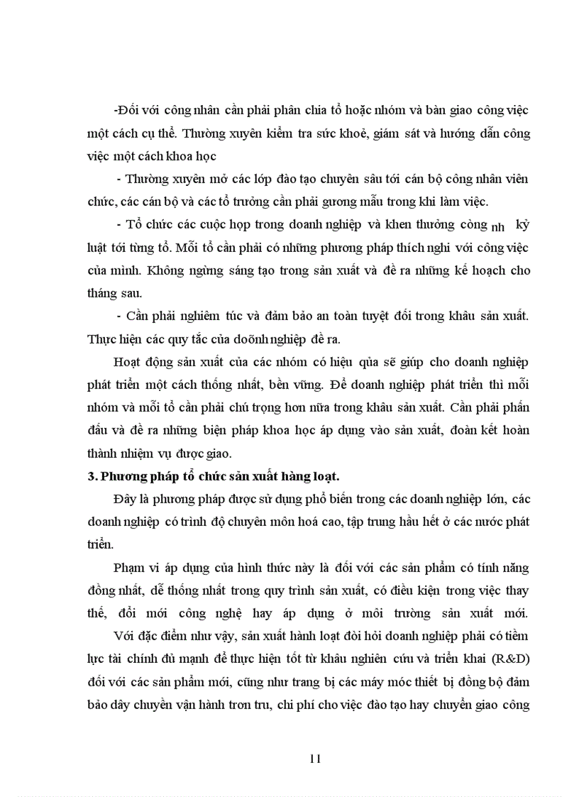 image for page Loại hình sản xuất và phương pháp tổ chức sản xuất phù hợp trong doanh nghiệp