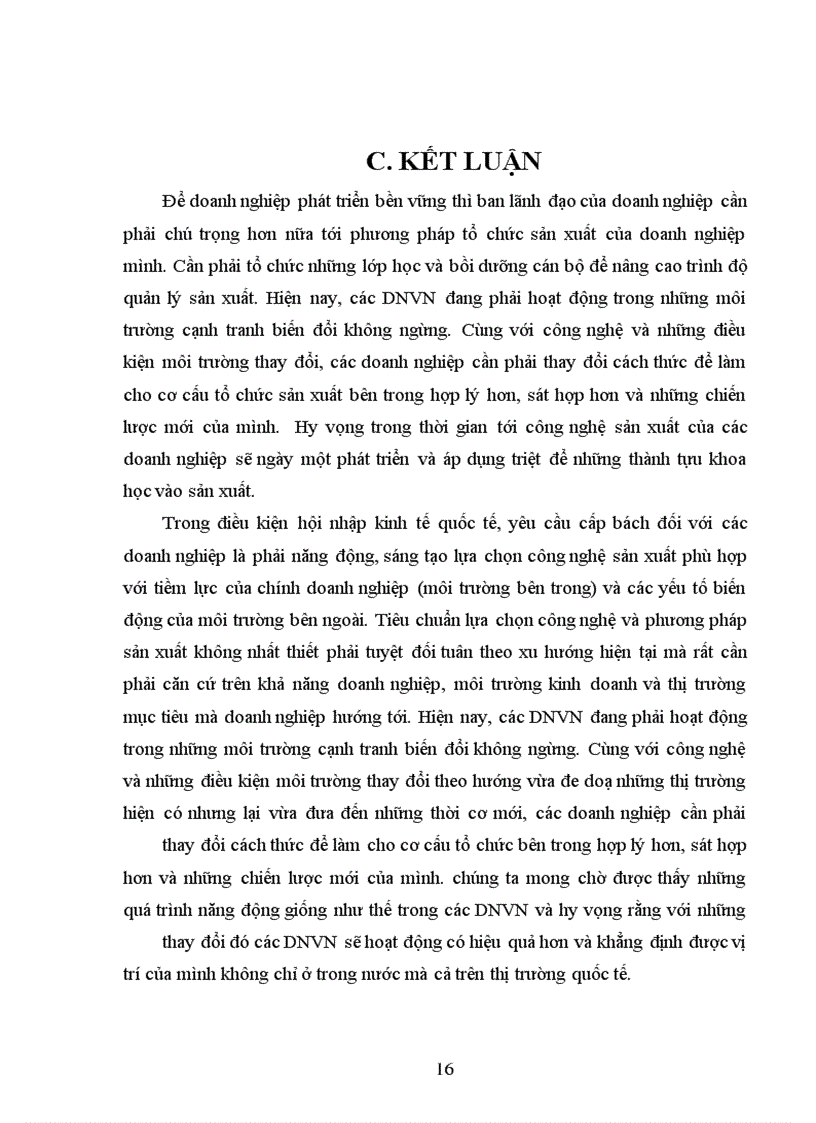 image for page Loại hình sản xuất và phương pháp tổ chức sản xuất phù hợp trong doanh nghiệp