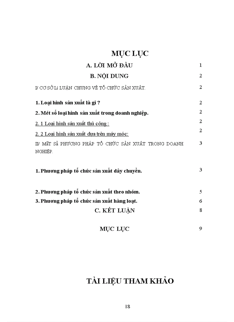 image for page Loại hình sản xuất và phương pháp tổ chức sản xuất phù hợp trong doanh nghiệp
