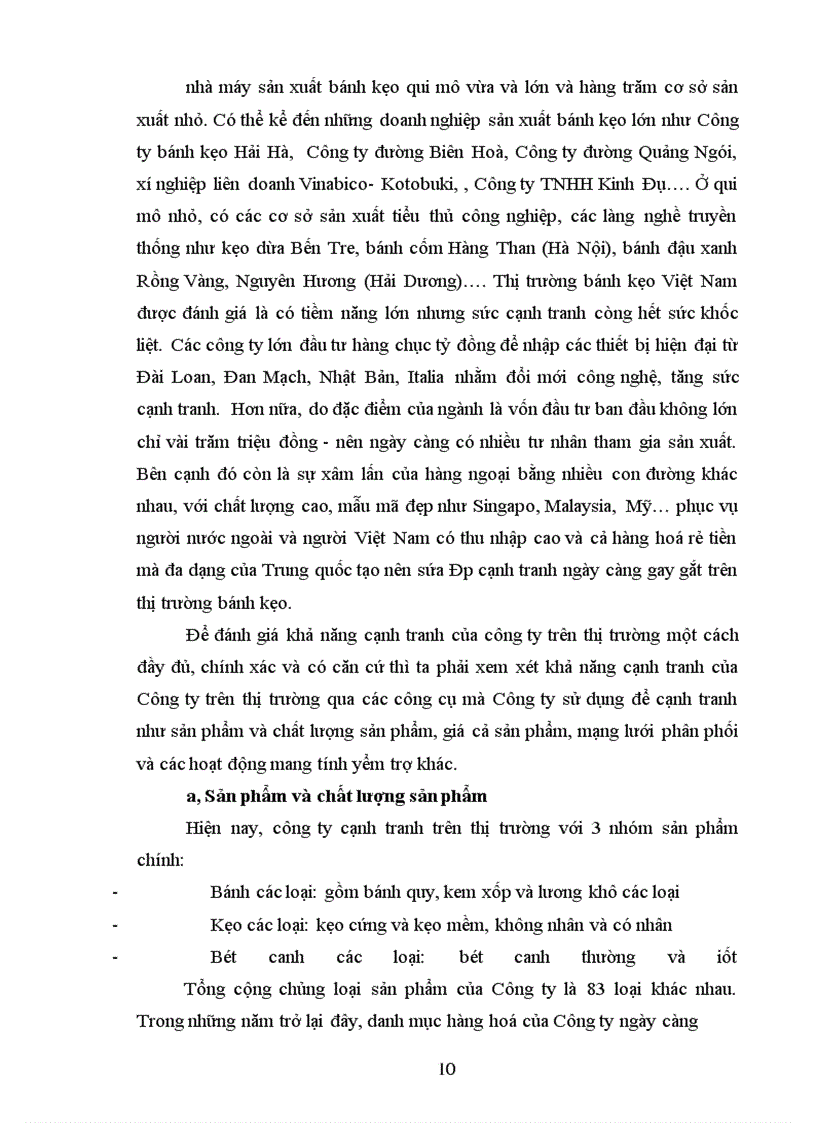 image for page Báo cáo thực tập tại công ty bánh kẹo Hải Châu