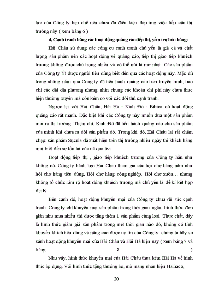 image for page Báo cáo thực tập tại công ty bánh kẹo Hải Châu