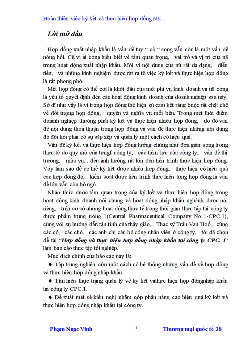 image for page Hợp đồng và thực hiện hợp đồng nhập khẩu tại công ty CPC.1