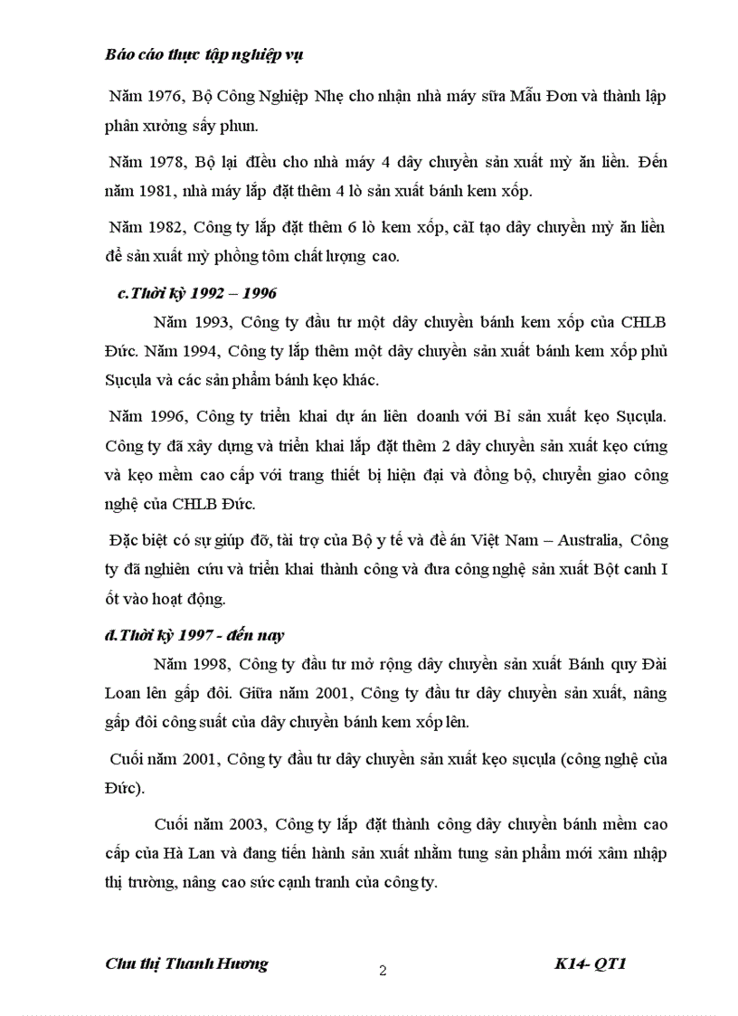 image for page Thực trang hiệu quả sản xuất kinh doanh của công ty cổ phần bánh kẹo hải châu