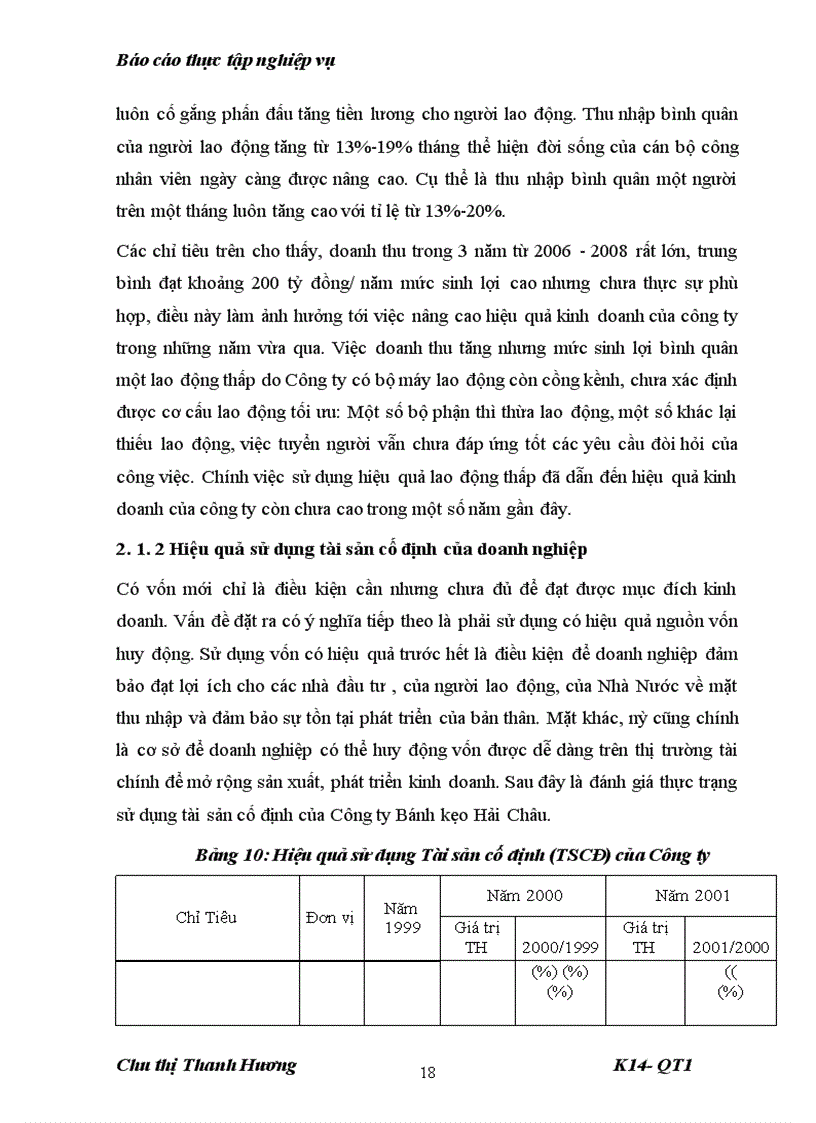 image for page Thực trang hiệu quả sản xuất kinh doanh của công ty cổ phần bánh kẹo hải châu