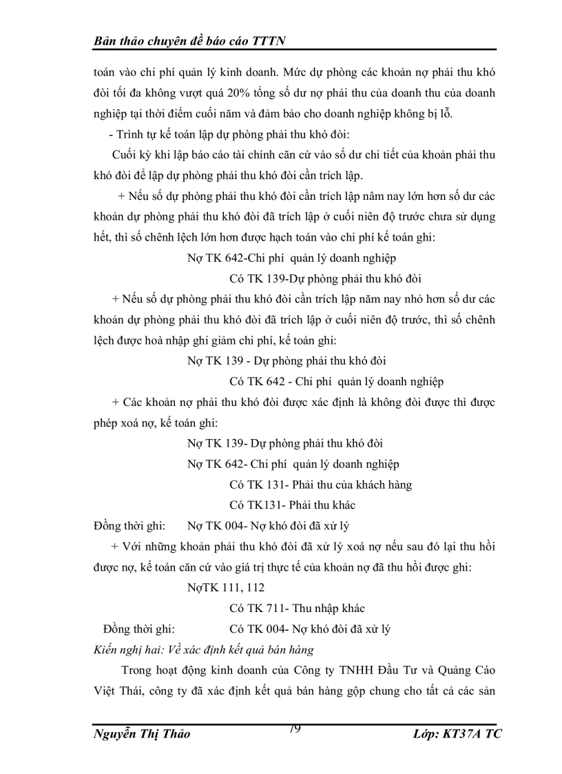 image for page Hoàn thiện kế toán Kế toán tiêu thụ và xác định kết quả tiêu thụ hàng hóa tại Công ty TNHH Đầu Tư và Quảng Cáo Việt Thái