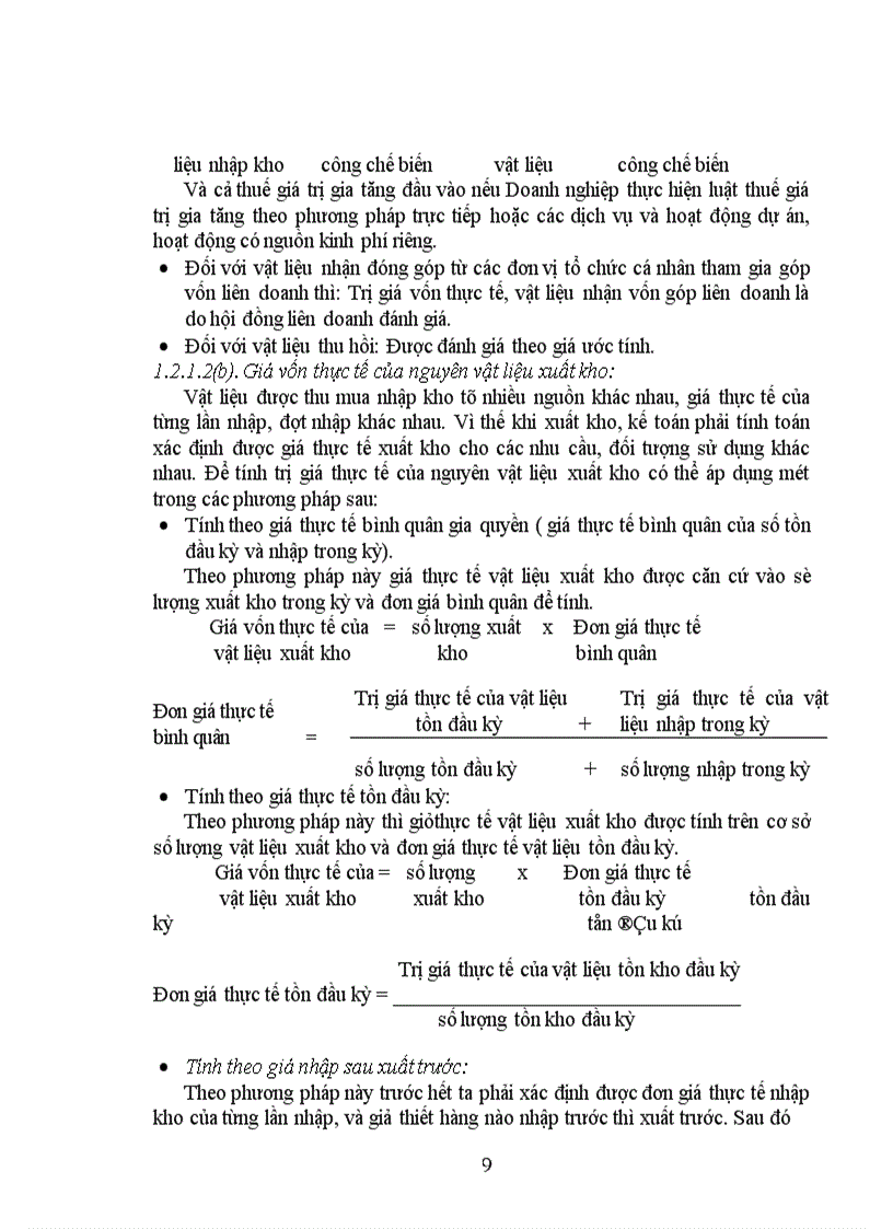 image for page Tổ chức công tác kế toán nguyên vật liệu tại Công Ty Chế Biến Lương Thực và Thức Ăn Chăn nuôi.