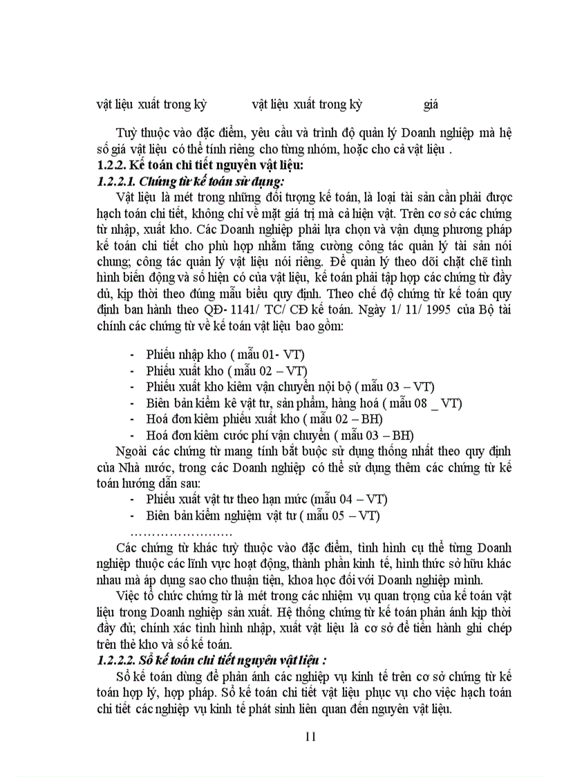 image for page Tổ chức công tác kế toán nguyên vật liệu tại Công Ty Chế Biến Lương Thực và Thức Ăn Chăn nuôi.