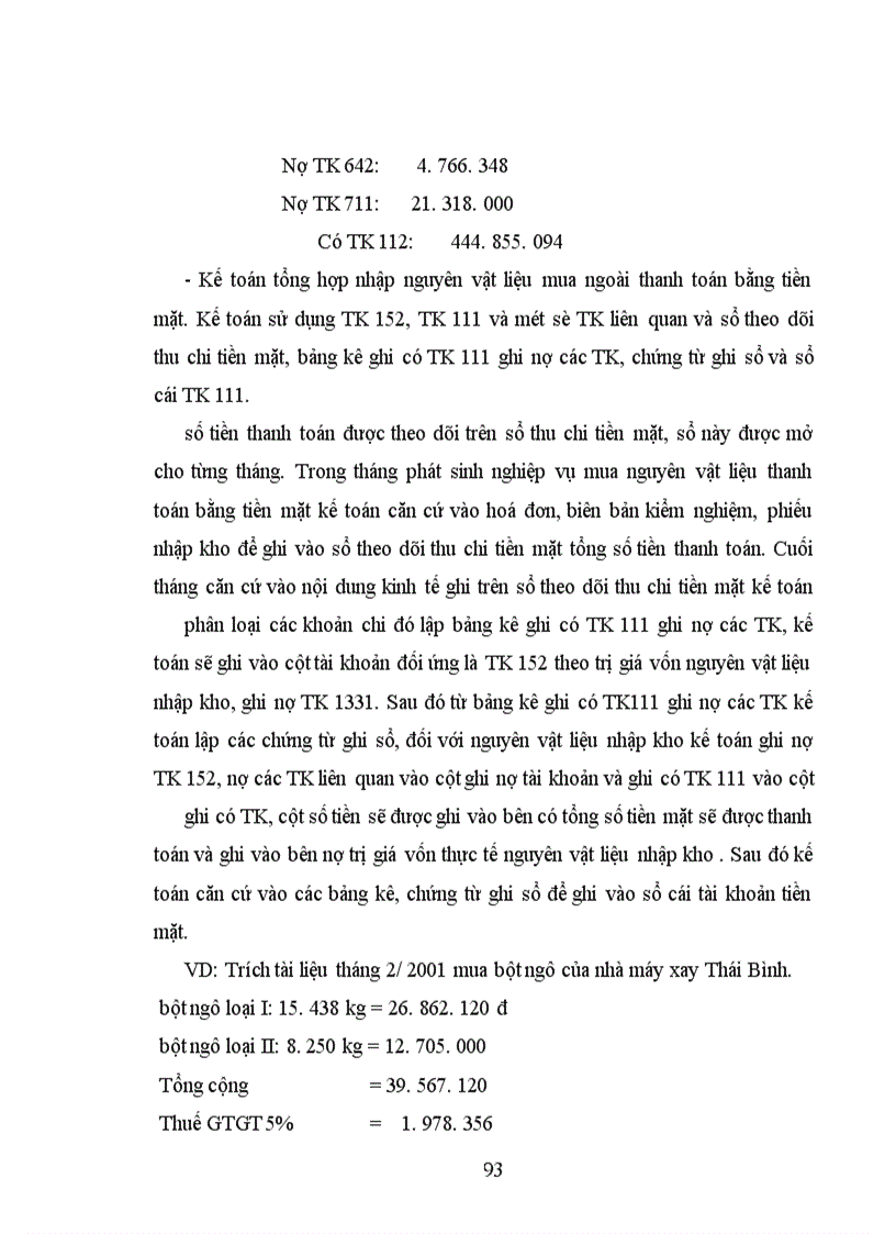 image for page Tổ chức công tác kế toán nguyên vật liệu tại Công Ty Chế Biến Lương Thực và Thức Ăn Chăn nuôi.