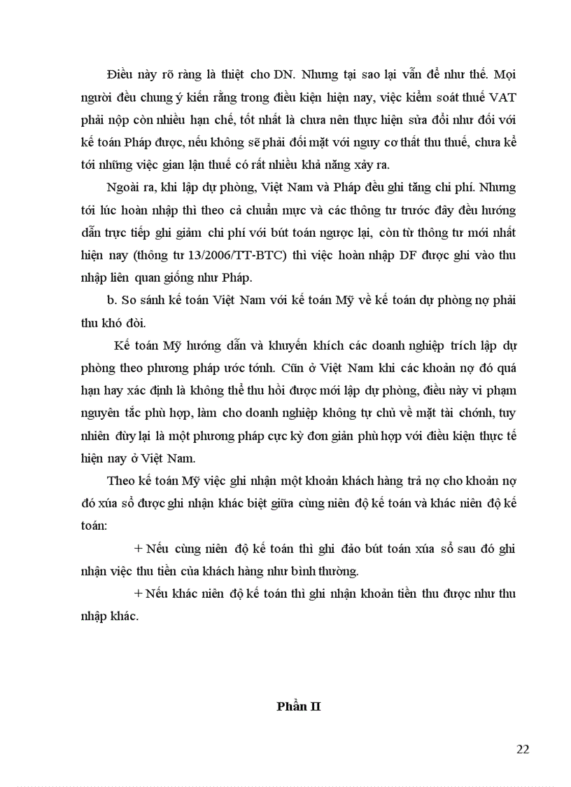 image for page Bàn về kế toán dự phòng nợ phải thu khó đòi