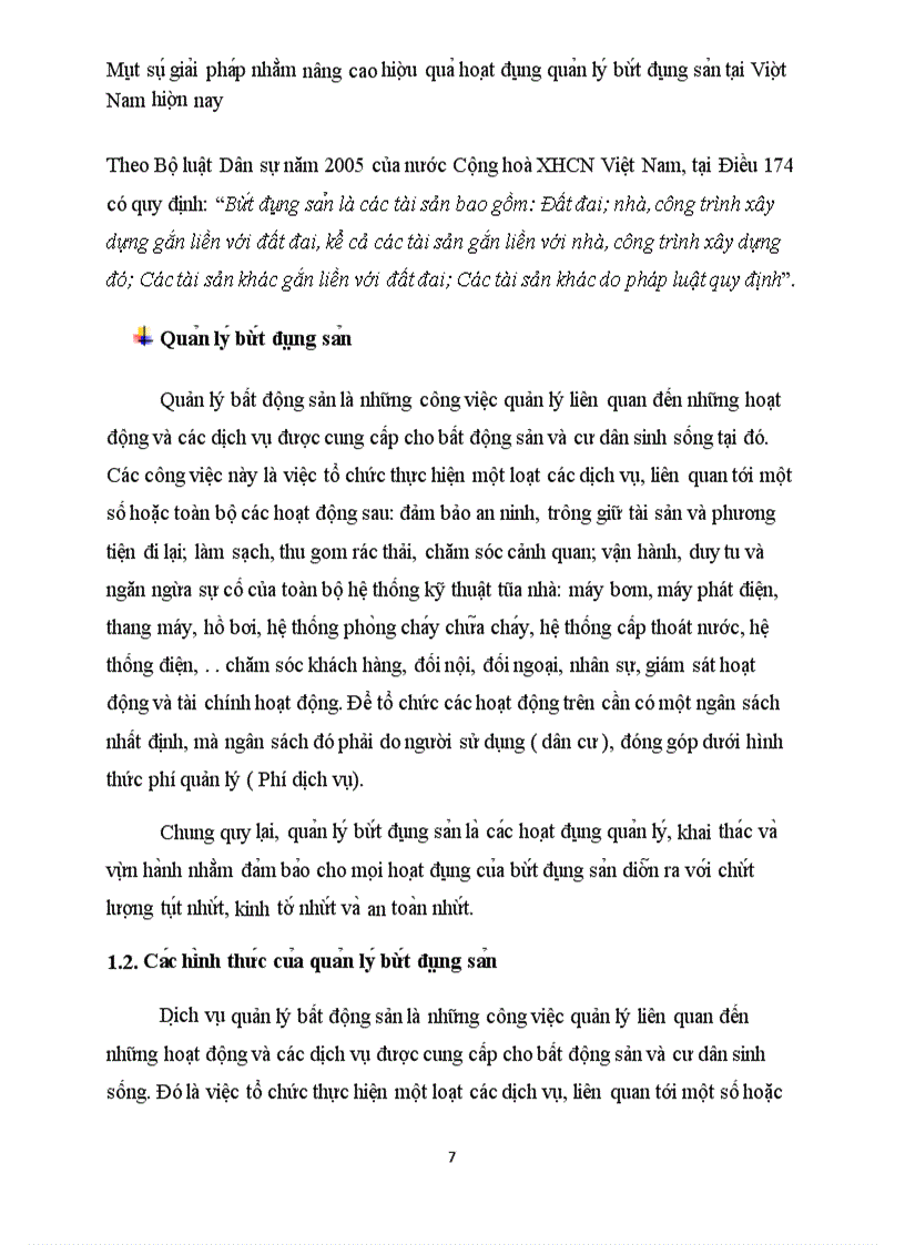 image for page Một số giải pháp nhằm nâng cao hiệu quả hoạt động quản lý bất động sản tại Việt Nam hiện nay