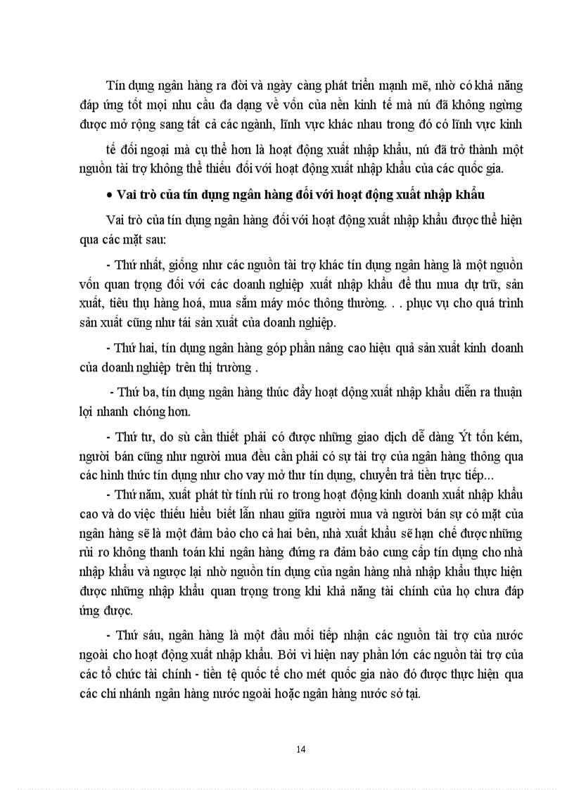 image for page Một số giải pháp nhằm nâng cao chất lượng tín dụng xuất nhập khẩu tại Chi nhánh Ngân hàng Công thương khu vực Đống Đa