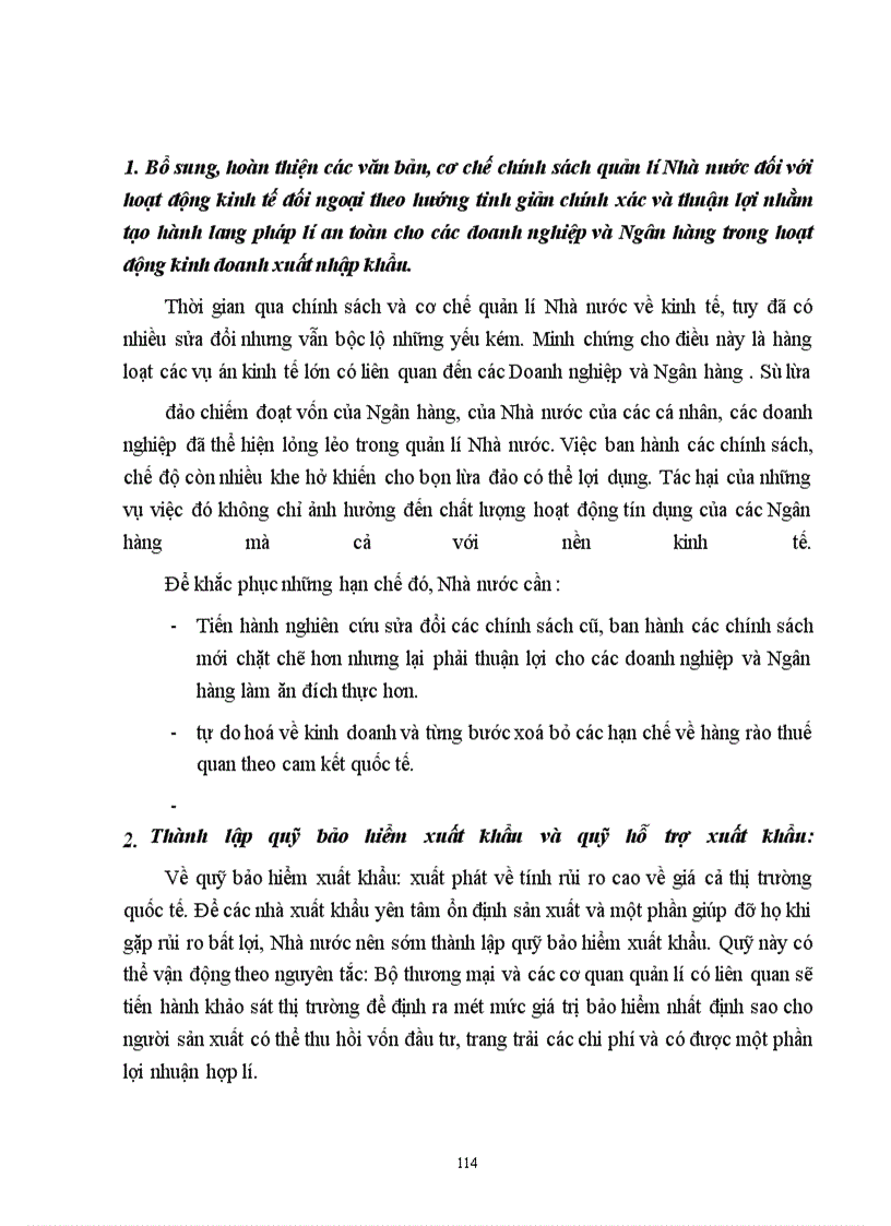 image for page Một số giải pháp nhằm nâng cao chất lượng tín dụng xuất nhập khẩu tại Chi nhánh Ngân hàng Công thương khu vực Đống Đa