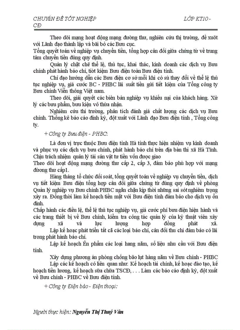 image for page Một số ý kiến nhận xét và đề xuất phương hướng nhằm hoàn thiện công tác kế toán Nguyên Liệu Vật Liệu tại Bưu Điện Tỉnh Hà Tĩnh