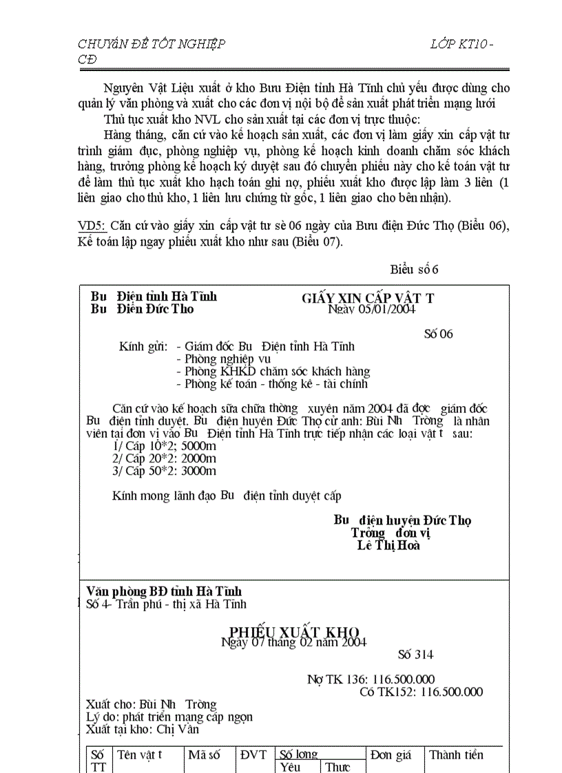 image for page Một số ý kiến nhận xét và đề xuất phương hướng nhằm hoàn thiện công tác kế toán Nguyên Liệu Vật Liệu tại Bưu Điện Tỉnh Hà Tĩnh