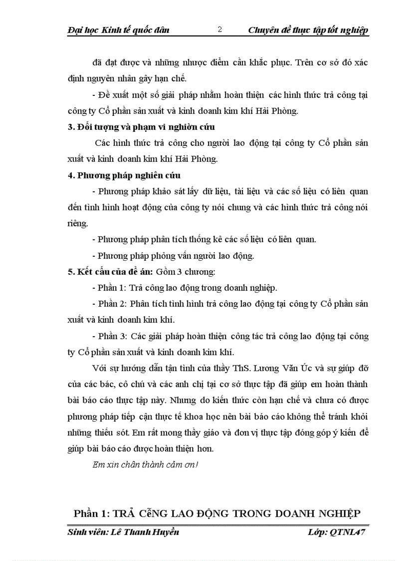 image for page Hoàn thiện các hình thức trả công tại công ty Cổ phần sản xuất và kinh doanh kim khí Hải Phòng