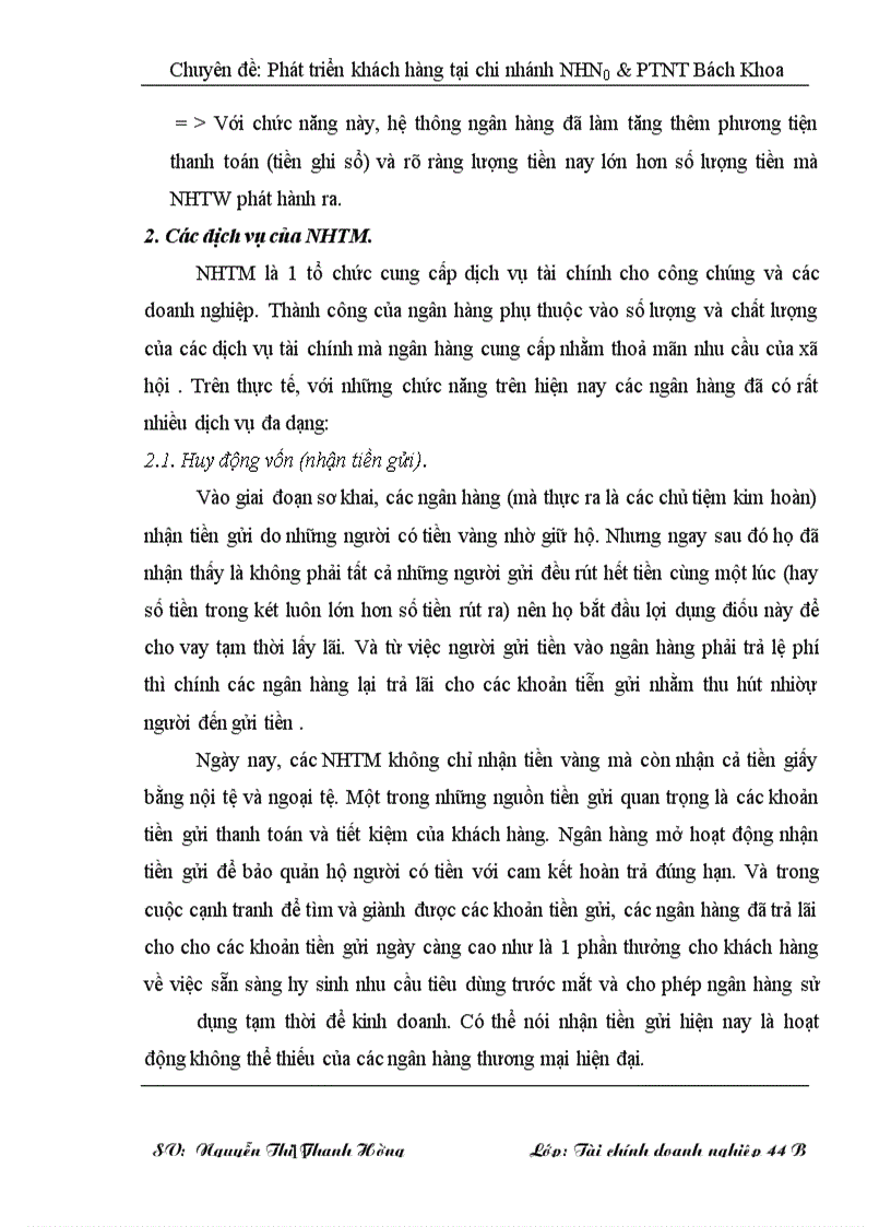 image for page Phát triển khách hàng tại chi nhánh NHN0&PTNT Bách Khoa