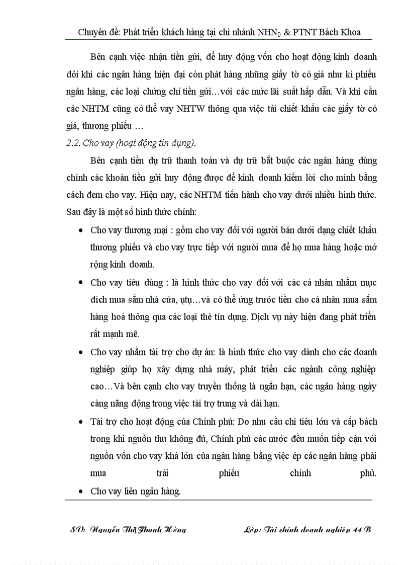 image for page Phát triển khách hàng tại chi nhánh NHN0&PTNT Bách Khoa