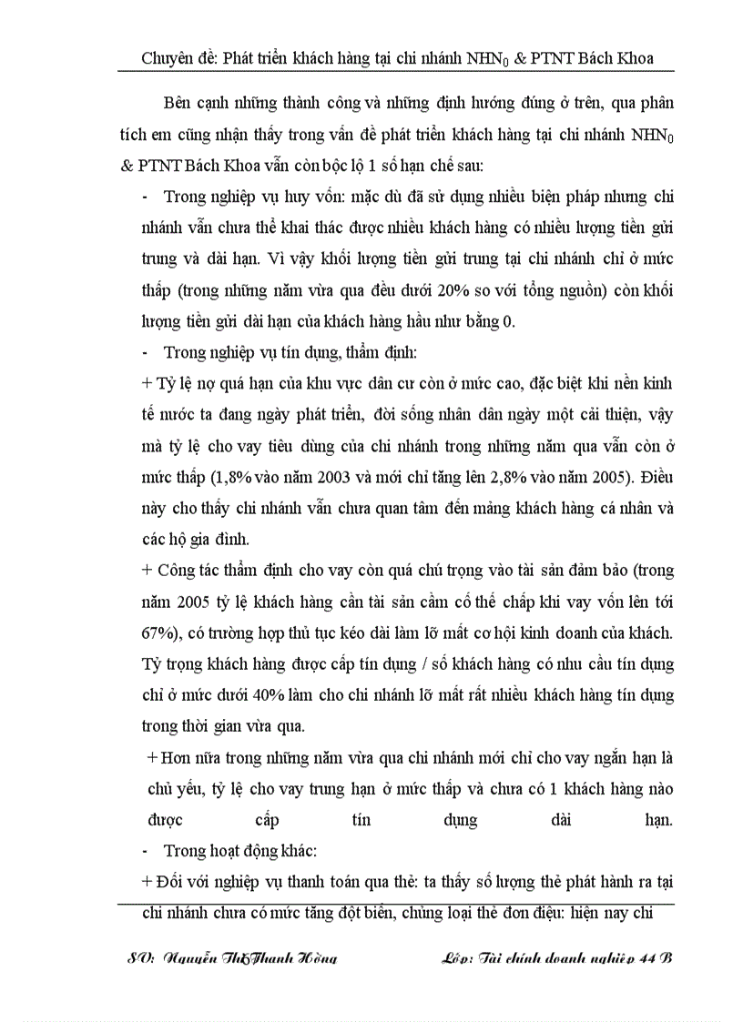 image for page Phát triển khách hàng tại chi nhánh NHN0&PTNT Bách Khoa
