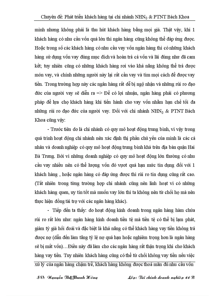 image for page Phát triển khách hàng tại chi nhánh NHN0&PTNT Bách Khoa
