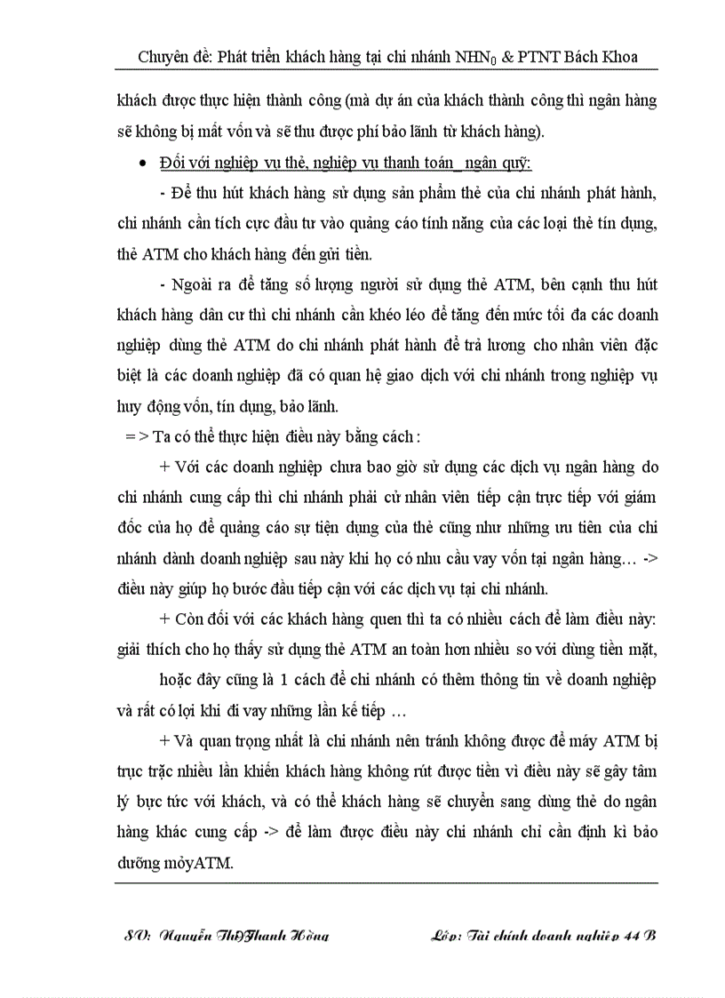 image for page Phát triển khách hàng tại chi nhánh NHN0&PTNT Bách Khoa