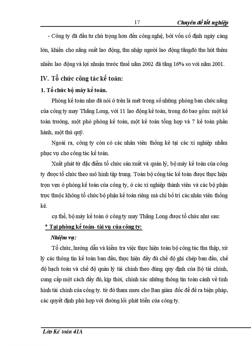 image for page Hoàn thiện công tác kế toán nguyên vật liệu ở Công ty may Thăng Long