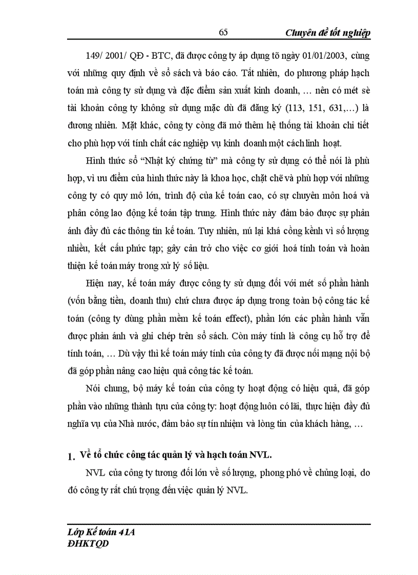 image for page Hoàn thiện công tác kế toán nguyên vật liệu ở Công ty may Thăng Long