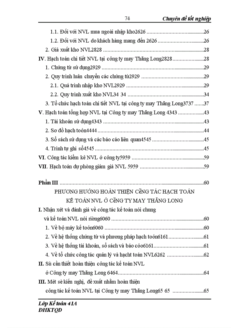 image for page Hoàn thiện công tác kế toán nguyên vật liệu ở Công ty may Thăng Long